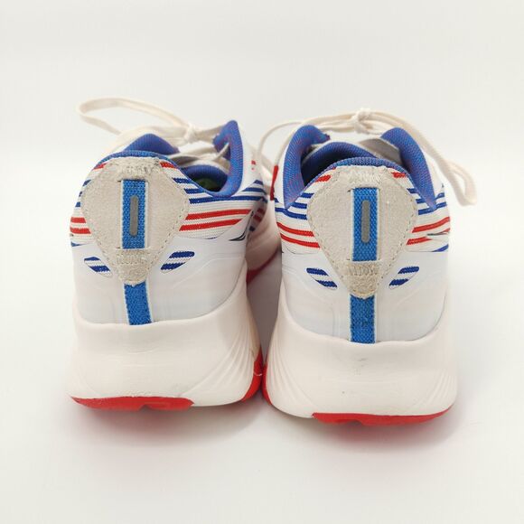Saucony Ride 15 Running Shoes Women's Size 10 White/Blue/Red - Picture 4 of 9